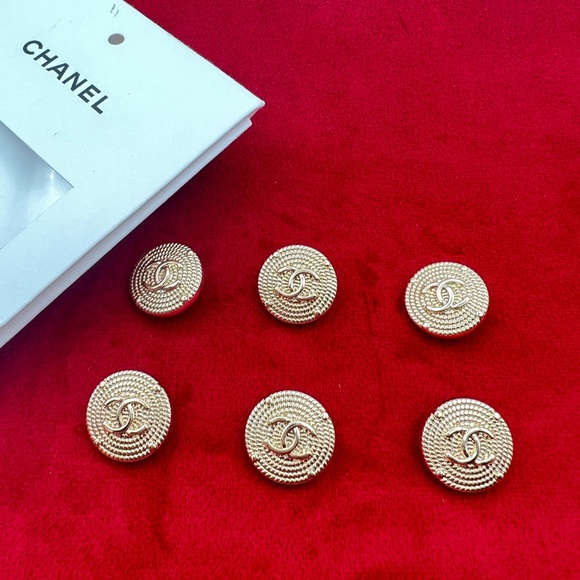 CHANEL Accessories - Chanel Stamped Buttons